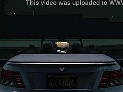 GTA 5 Hooker Lady Delivers Wild Car Sex Service Game Prostitute Action