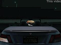 GTA 5 Hooker Lady Delivers Wild Car Sex Service Game Prostitute Action