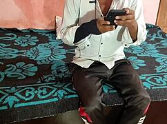 Step BROTHER fucks Indian step sister BENT OVER doggystyle