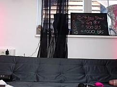 siswet19 stretches tight ass hungry with dildos anal gaping play