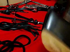 dominant ts shemale in boots teases with her sexy curves