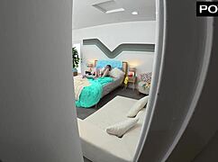 Cam Girl Begs Stepdad to Pound Her Tight Pussy Like Fuck Doll