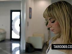 Stunning Blonde Stepdaughter Demi Hawks Fucked Hard By Stepdad For Bullying!