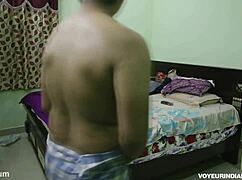 after steamy sex, indian bhabhi gets filmed showering with her devar