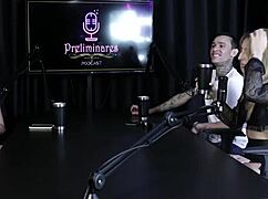 loira safada moans loud stripping sheer red lingerie to suck yummy cock 😍 yasmin pariz