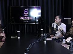 loira safada moans loud stripping sheer red lingerie to suck yummy cock 😍 yasmin pariz