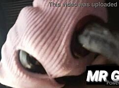 African Teen Slave Slut Deepthroats And Slobbers My Massive BBC