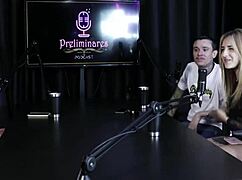 loira safada moans loud stripping sheer red lingerie to suck yummy cock 😍 yasmin pariz