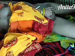 indian housewife bends over for doggystyle pounding on her big tits ranch