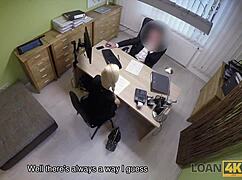 Naughty Czech Teen Fucks for Cash in Loan Office Casting Interview