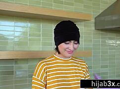 Sexy Arab Teen Sucks Cock First Time Bent Over Doggystyle Rides Hardcore Huge Load