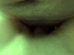 Watch cock destroy young whore's pussy during naked workout striptease!