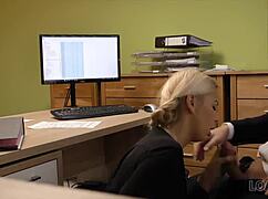 Naughty Czech Teen Fucks for Cash in Loan Office Casting Interview