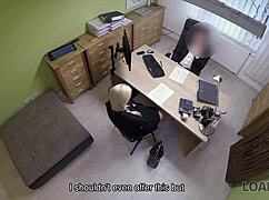 Naughty Czech Teen Fucks for Cash in Loan Office Casting Interview