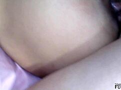 Solita Spreads Ass Cheeks for Painful Anal Pounding from Roommate