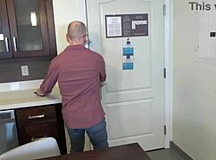 Anna Cummings rims Logan's ass deep