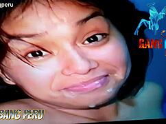ninfômana peruana CRAVES creampie ORGY in BED