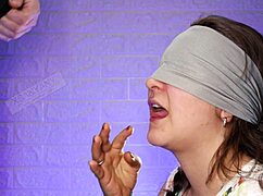 my best friend tricked me blindfolded into tasting cum in game