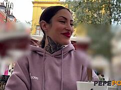 spanish cougar lara croft debuts with wild porn fuck!