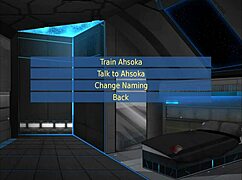 Orange Trainer Groping Her Massive Boobs and Juicy Tits Closeup