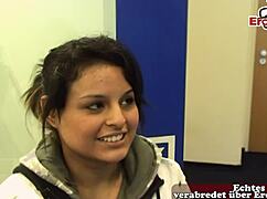 German Virgin Teen Convinced for Sex in Her First Shocking Casting Interview!