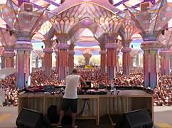 sexy girls dancing wild at the music festival party on holiday vibes