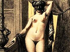 I cherish these vintage erotic drawings with their antique retro charm and sensual cartoon vibes