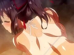 Hentai girl takes massive anal pounding!