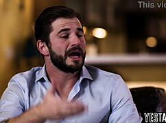 Dude she has no idea this hung stud's gonna rail her tiny tattooed blonde frame so hard from behind