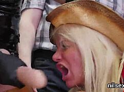 Sweetie Enters Anal Asylum for Brutal Painful Deepthroat Therapy