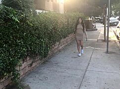 Sexy Neighbor Natalie Brooks' Big Tits and Ass Ride Monster Cock Wildly