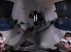 Redhead, are you ready for your hardcore punishment in this dark VR room?