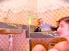 Sistya captivates as sweet Desi 18-year-old teen babe in homemade amateur footage