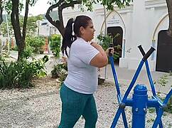 that latina gordita finally gets hard fucked by her neighbor since hubby is working