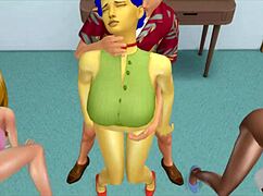 lois griffin's milf party turns into wild cartoon orgy