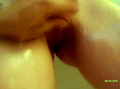 Quick Morning Shower Doggystyle Pounding with Wife