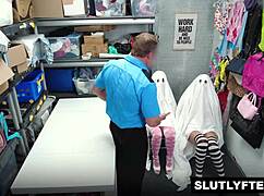 sluts lola and juliana, ready for officer jason's cock in office?