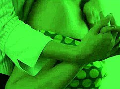 Petite lesbians Delphine and Kiara night finger and lick passionately