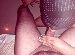 watch her tease through the glass while her boyfriend strokes watching every move