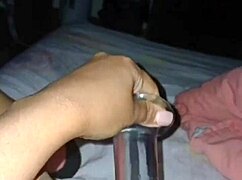 uhh helping my stepsis masturbate with big dildo n she screams...