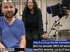 Freshman Yasmine Woods Screams Through Mandatory Hitachi Orgasm from Doctor! Feel the Rush?