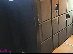 pornstar gulps down massive black cock at gloryhole!