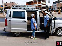 i met this thick venezuelan chick here for work and some fake transport boss railed her