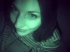 damn that hot spanish exgf looks fire in nightvision while she rides and takes it deep