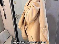 Stepsister Shows Up as Whore for Cum on Tits - Russian Amateur Chat Subtitled!