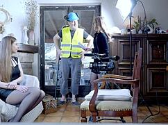 French teen slut, you ready for my intense anal fisting and double penetration squirt with milf Alice Maze?