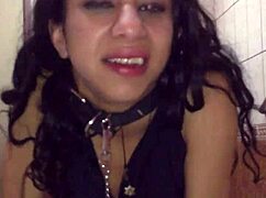 pamela seidy vero submits as latina bdsm blowjob slave to her master