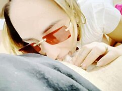 on holiday i got this cute teen choking on my cock with messy sloppy deepthroat spit