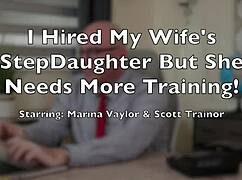 hey honey my husband hired your stepdaughter but she's not working out right.
