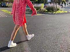 i flash my wet pussy and small tits on public bus